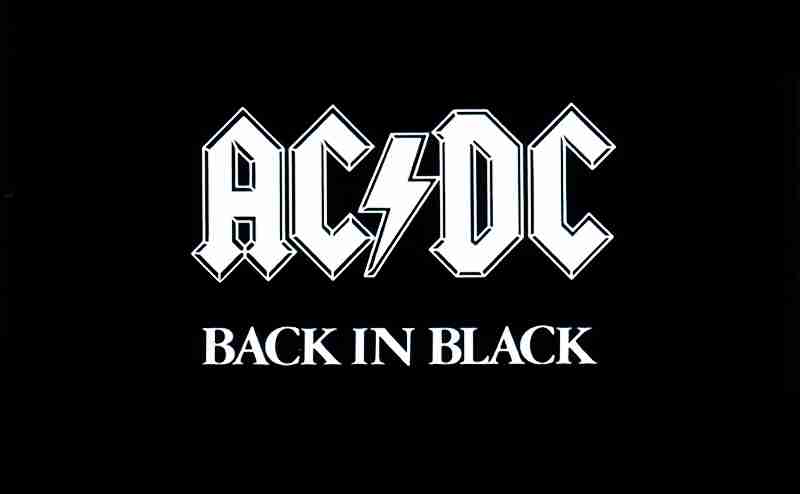 AC/DC: BACK IN BLACK Seventh Studio Album (1980)