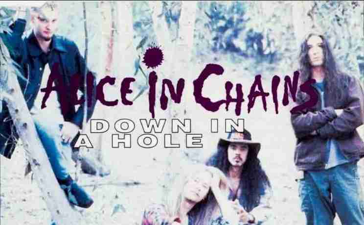 ALICE IN CHAINS: DOWN IN A HOLE Studio Single Album (1992)