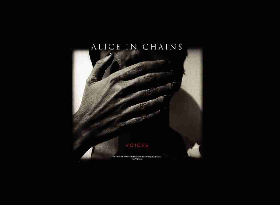 ALICE IN CHAINS: VOICES Single Album (2013)